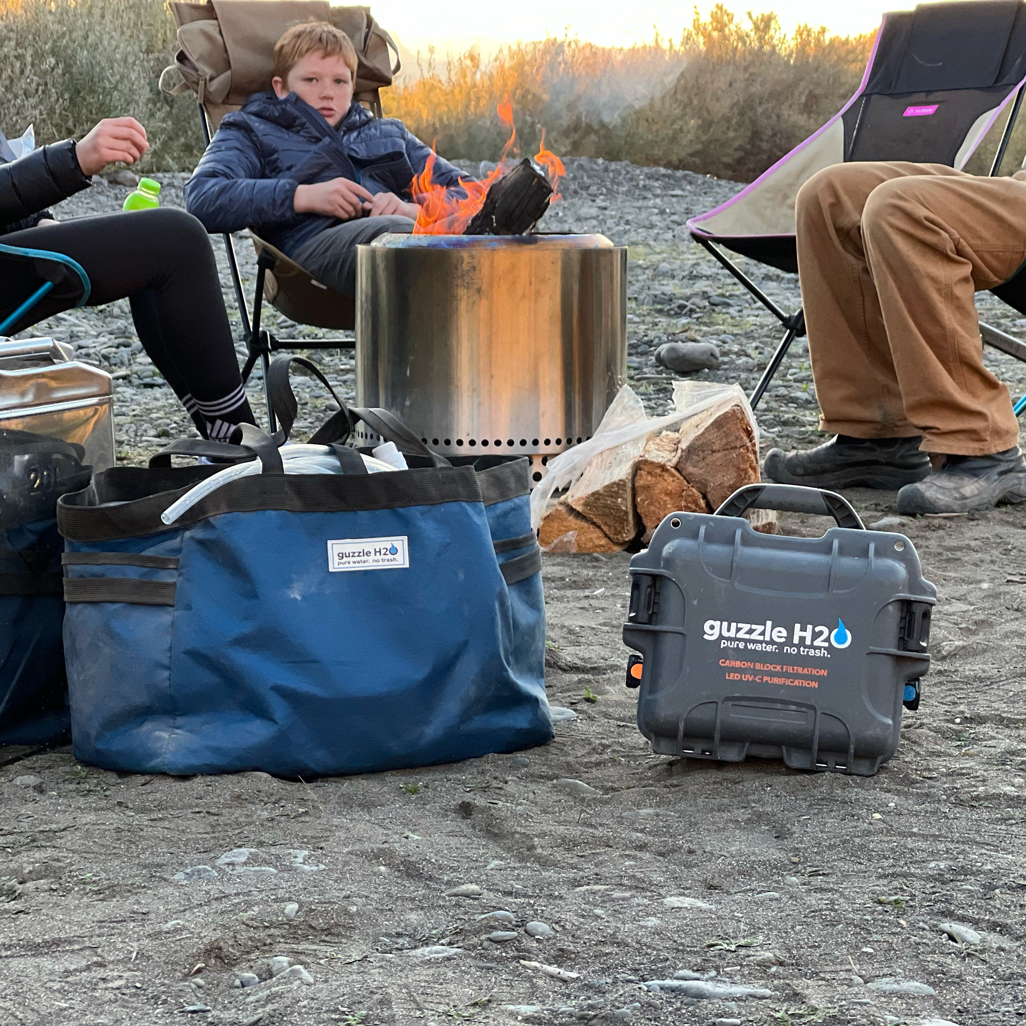 Guzzle H2O Backcountry Water Purification and Filtration System