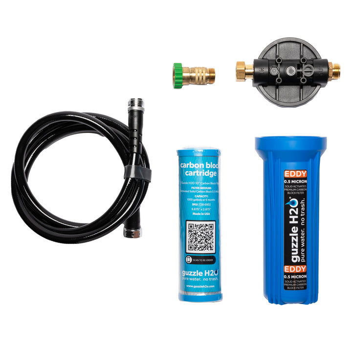 What's Inside of the Guzzle H2O Eddy Inline Water Filter