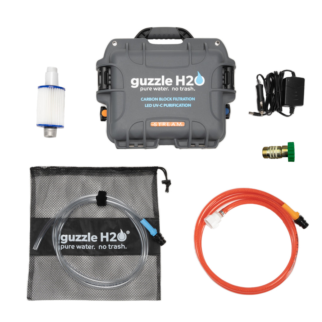 Guzzle H2O Stream Portable Water Filtration & Purification System