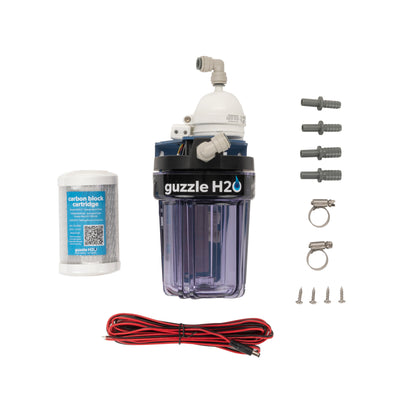 Guzzle H2O Stealth 5 Water Purification and Filtration System w/Parts