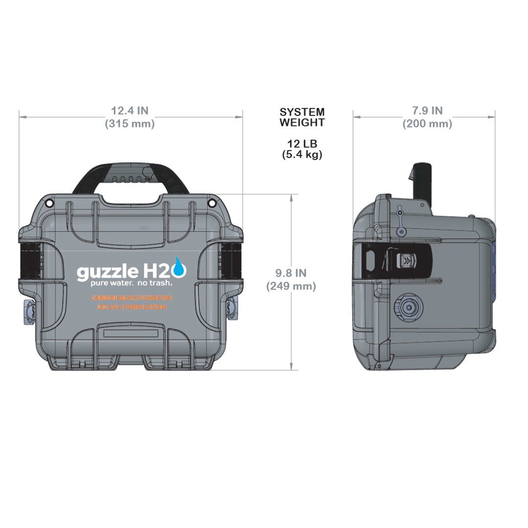 Guzzle H2O Stream Portable Water Filter & Purifier