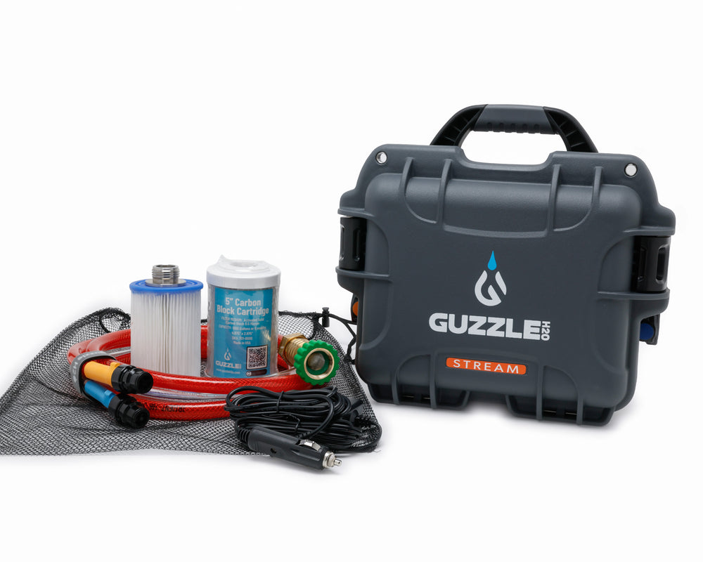 Guzzle H2O Stream with LED UV-C Purification and Carbon Block Filtration