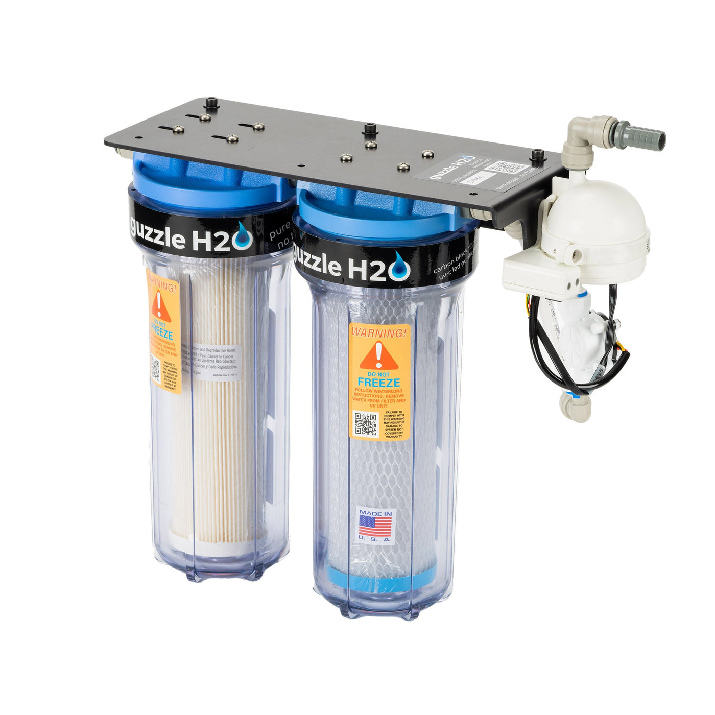 Guzzle H2O Stealth 2x10 Water Purification and Filtration System