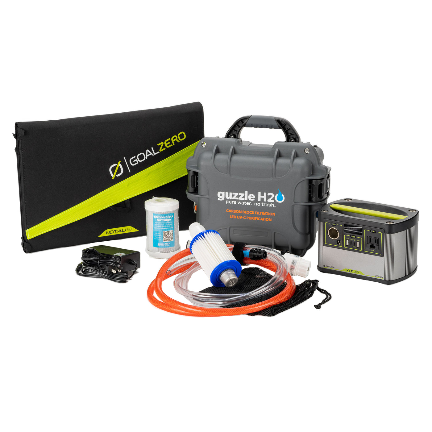 Guzzle H2O Stream Solar Bundle - Ultimate Backcountry Water Purification